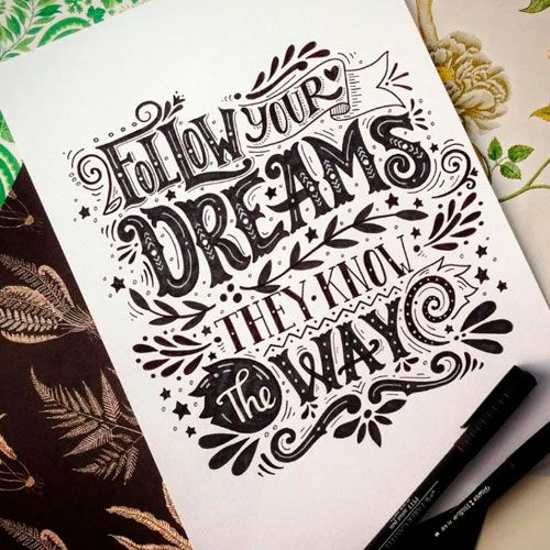 Леттеринг для начинающих за 12 уроков — мир выразительного письма и графического дизайна